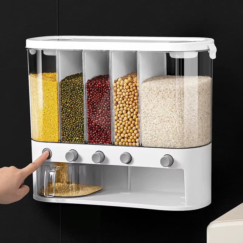 Multifunctional Household Rice & Grain Dispenser
