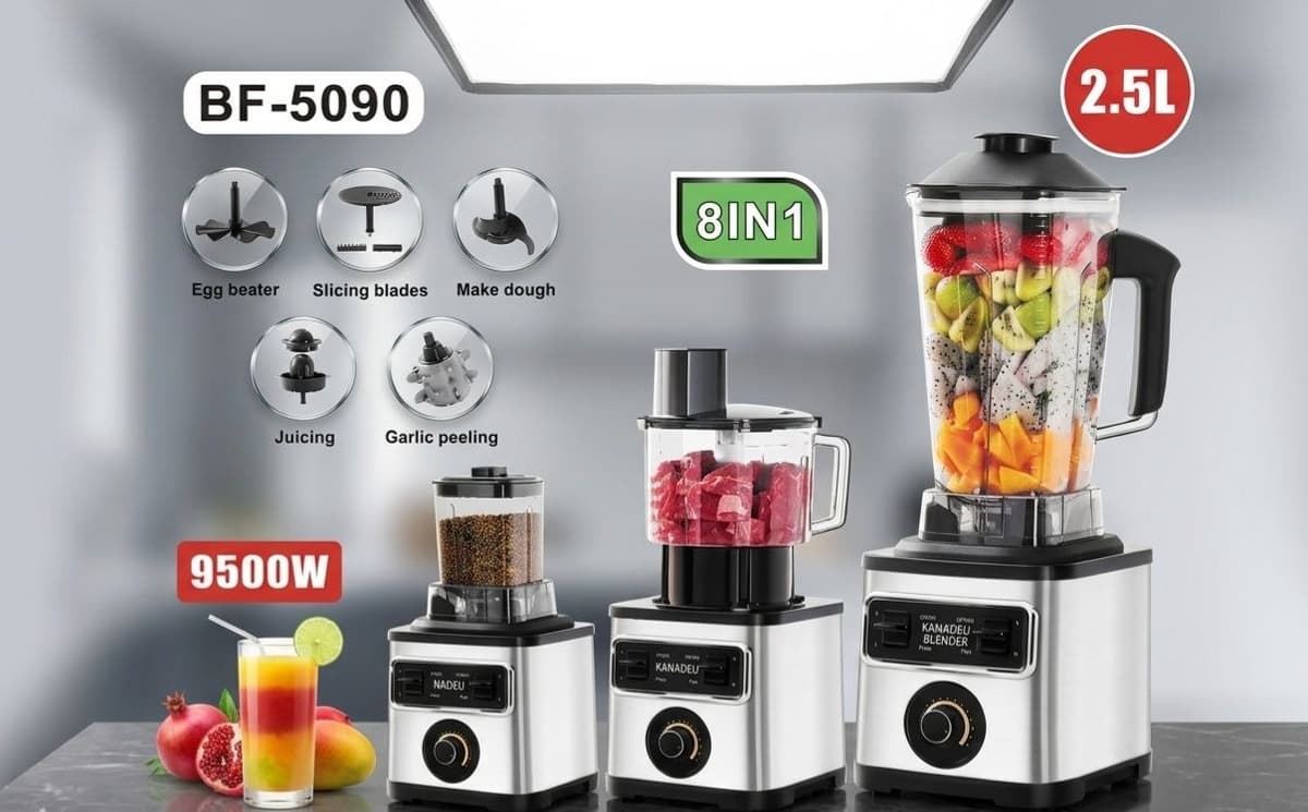 BARDEFU 8 IN 1 Heavy Duty Juicer Blender