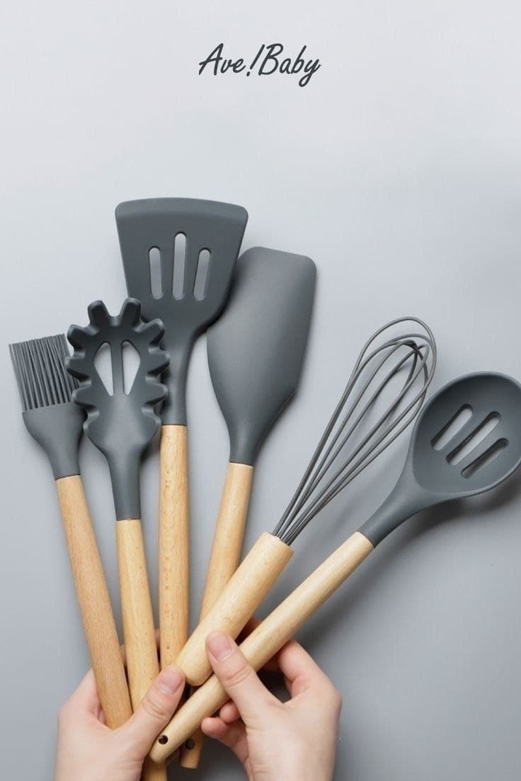 12 pcs Silicon Kitchen Sets
